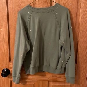 American Eagle size small green crewneck
